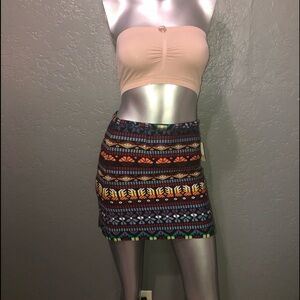 Forever 21 tribal multi-color mini skirt.